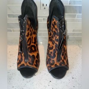 Animal print heels